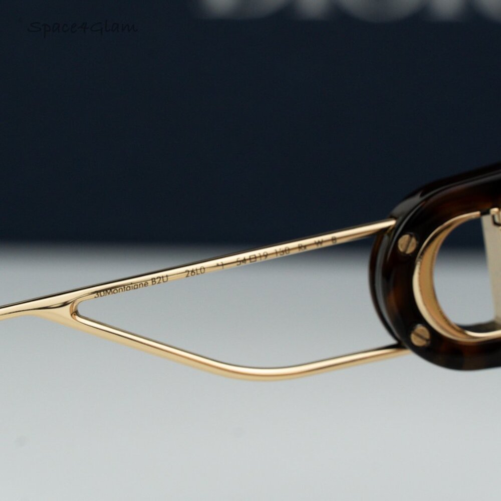 BRAND NEW Dior 30MONTAIGNE B2U CD40082U 53Y 26L0 Havana Brown Women Sunglasses - Picture 6 of 12